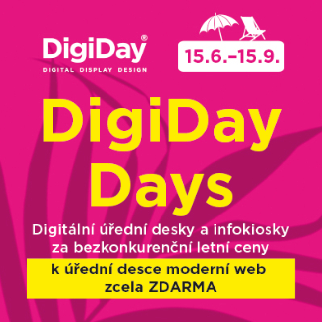 Letní DigiDay Days: Exkluzivní nabídka pro moderní obce